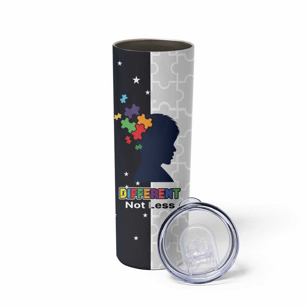 Personalized World Autism Awareness Day Skinny Tumbler 2th April