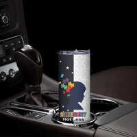Personalized World Autism Awareness Day Skinny Tumbler 2th April