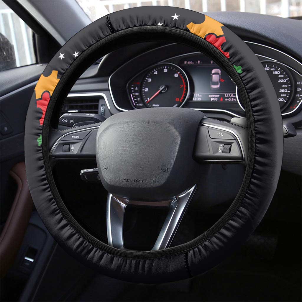 World Autism Awareness Day Steering Wheel Cover 2th April