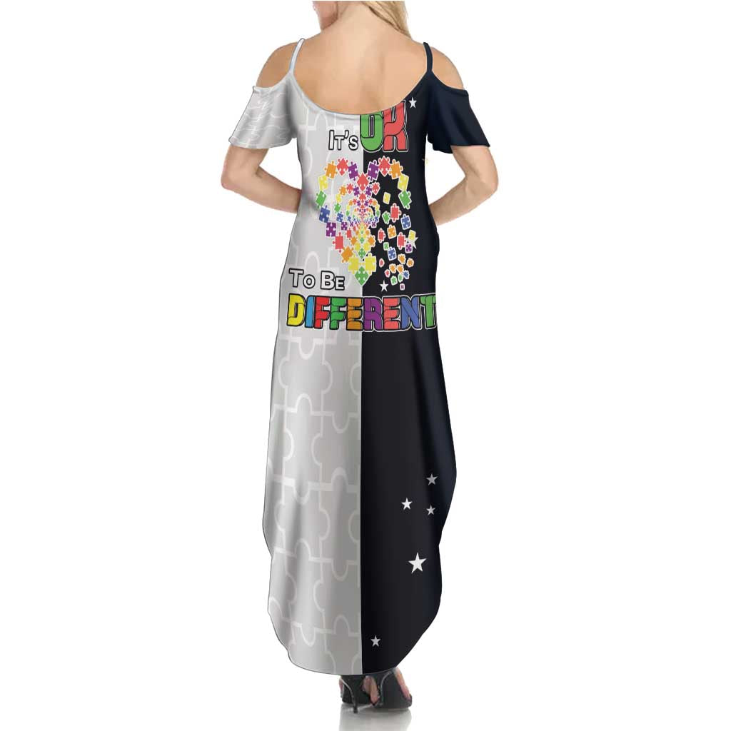Personalized World Autism Awareness Day Summer Maxi Dress 2th April