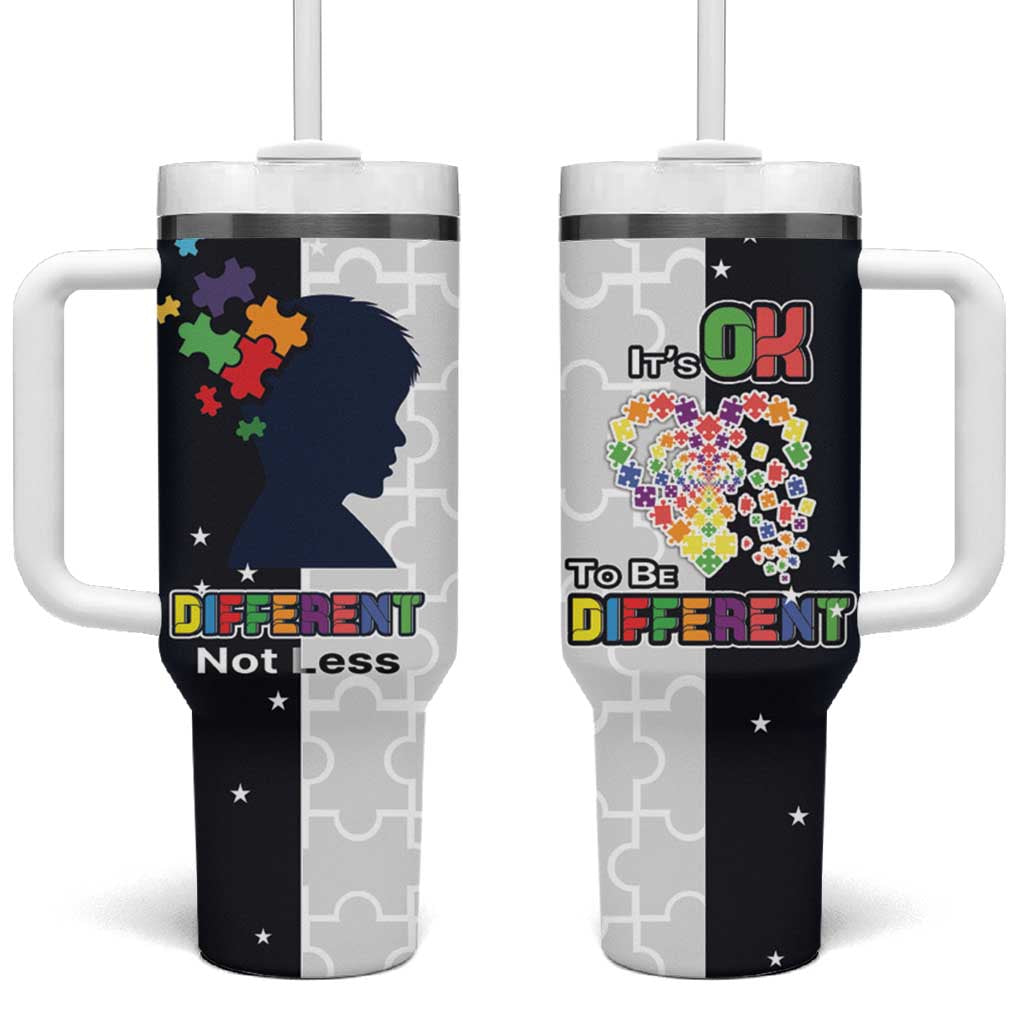 Personalized World Autism Awareness Day Tumbler With Handle 2th April