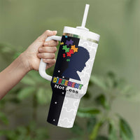 Personalized World Autism Awareness Day Tumbler With Handle 2th April