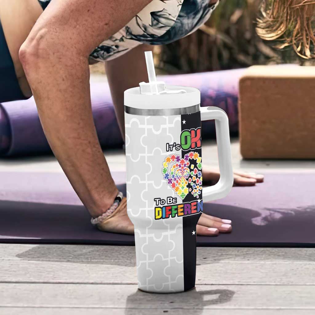 Personalized World Autism Awareness Day Tumbler With Handle 2th April