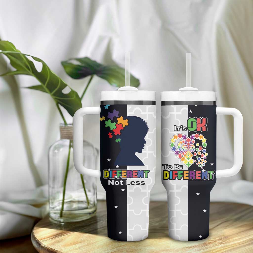 Personalized World Autism Awareness Day Tumbler With Handle 2th April