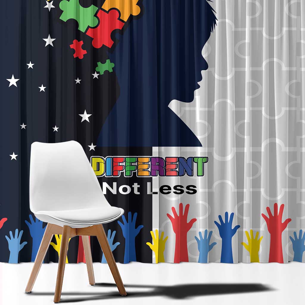 Personalized World Autism Awareness Day Window Curtain 2th April