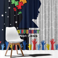 Personalized World Autism Awareness Day Window Curtain 2th April