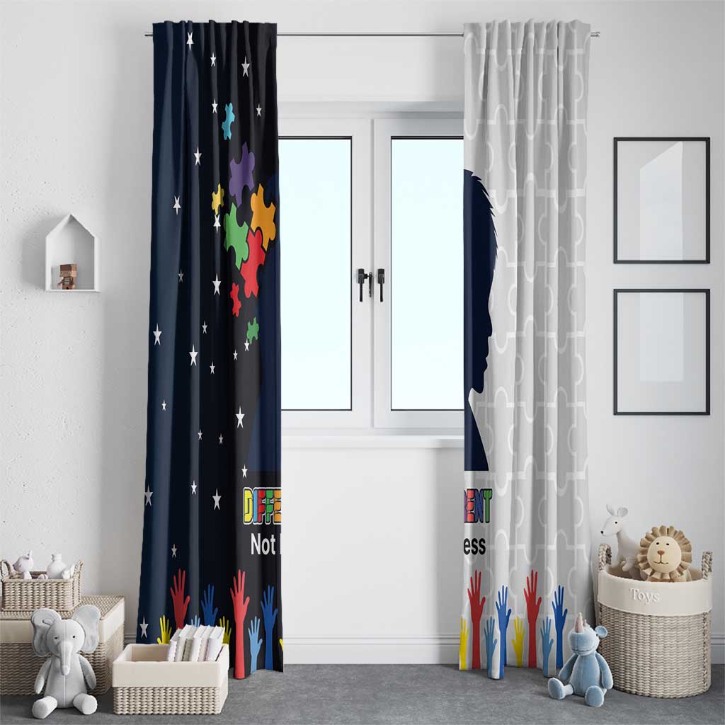 Personalized World Autism Awareness Day Window Curtain 2th April