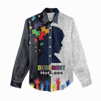 Personalized World Autism Awareness Day Women Casual Shirt 2th April
