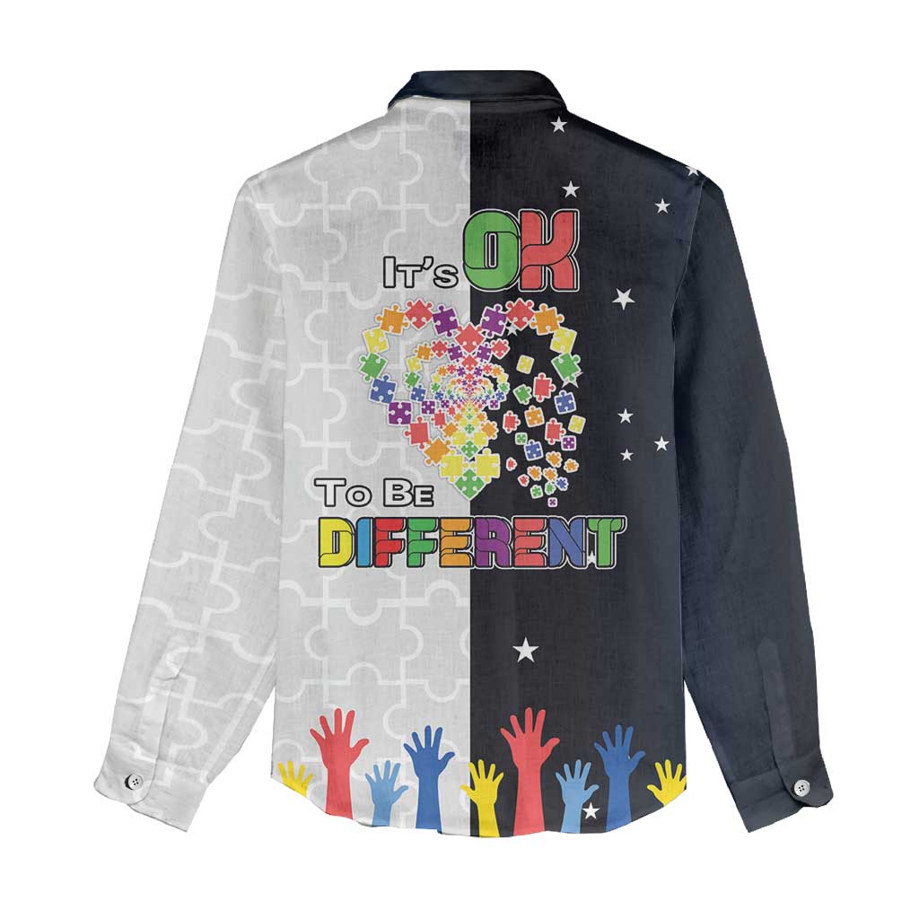 Personalized World Autism Awareness Day Women Casual Shirt 2th April