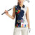 Personalized World Autism Awareness Day Women Sleeveless Polo Shirt 2th April