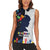 Personalized World Autism Awareness Day Women Sleeveless Polo Shirt 2th April