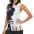 Personalized World Autism Awareness Day Women Sleeveless Polo Shirt 2th April