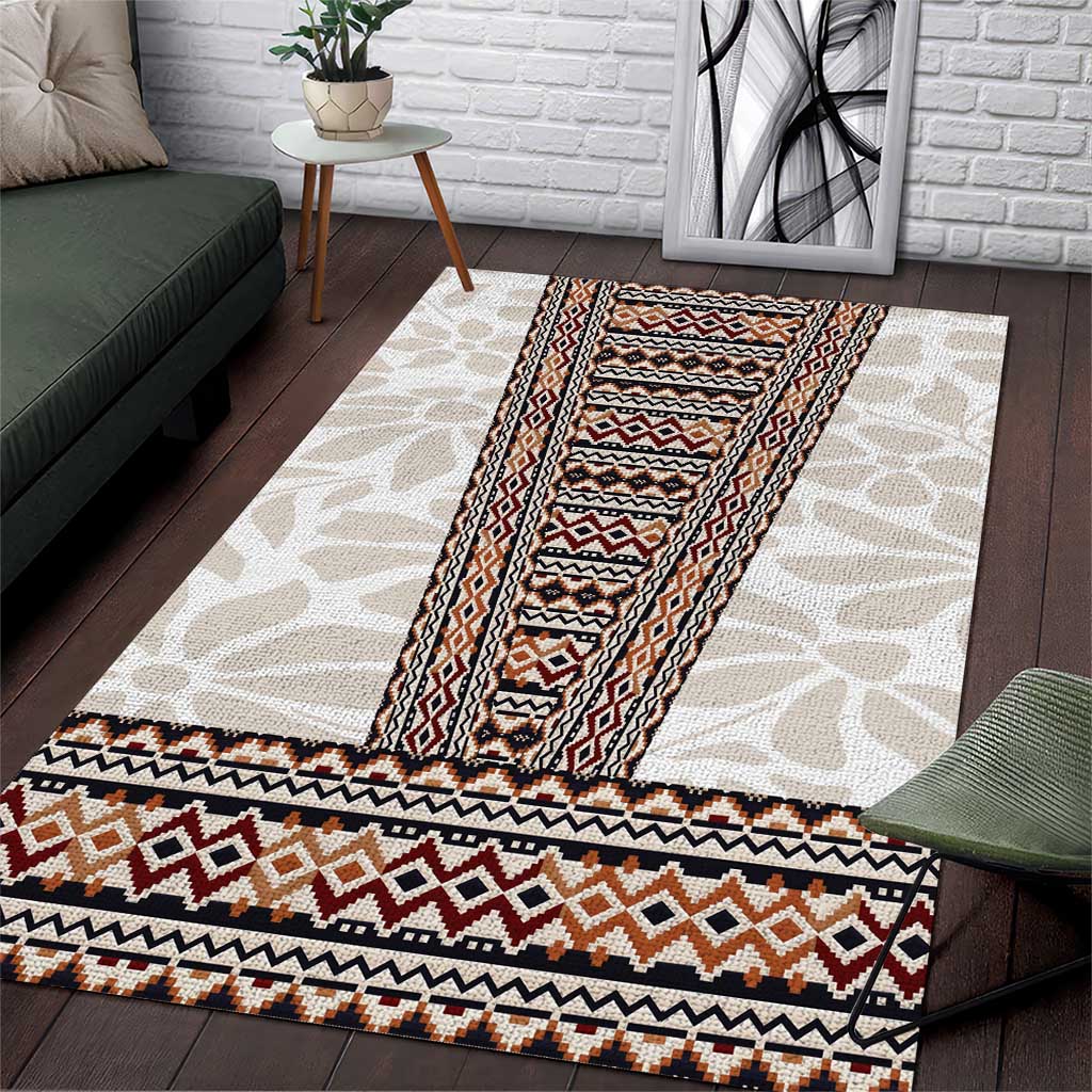 Danmark Traditional Patern with Daisy Area Rug Danish Patern Simple Style