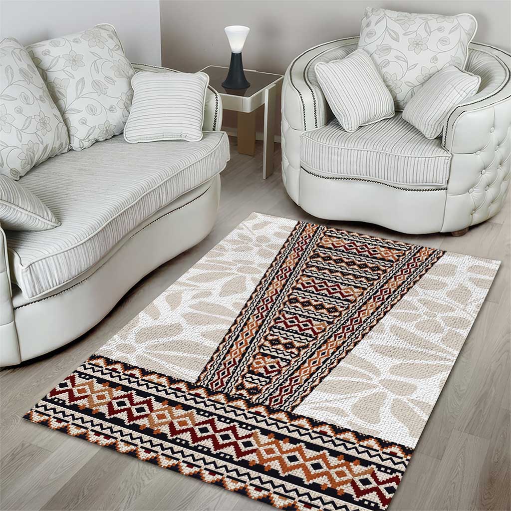 Danmark Traditional Patern with Daisy Area Rug Danish Patern Simple Style