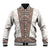 Danmark Traditional Patern with Daisy Baseball Jacket Danish Patern Simple Style