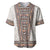 Danmark Traditional Patern with Daisy Baseball Jersey Danish Patern Simple Style