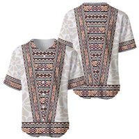 Danmark Traditional Patern with Daisy Baseball Jersey Danish Patern Simple Style