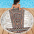 Danmark Traditional Patern with Daisy Beach Blanket Danish Patern Simple Style