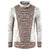 Danmark Traditional Patern with Daisy Button Sweatshirt Danish Patern Simple Style