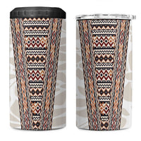 Danmark Traditional Patern with Daisy 4 in 1 Can Cooler Tumbler Danish Patern Simple Style