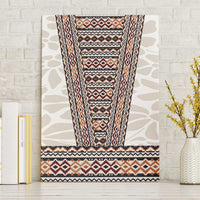 Danmark Traditional Patern with Daisy Canvas Wall Art Danish Patern Simple Style