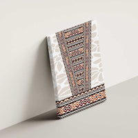 Danmark Traditional Patern with Daisy Canvas Wall Art Danish Patern Simple Style