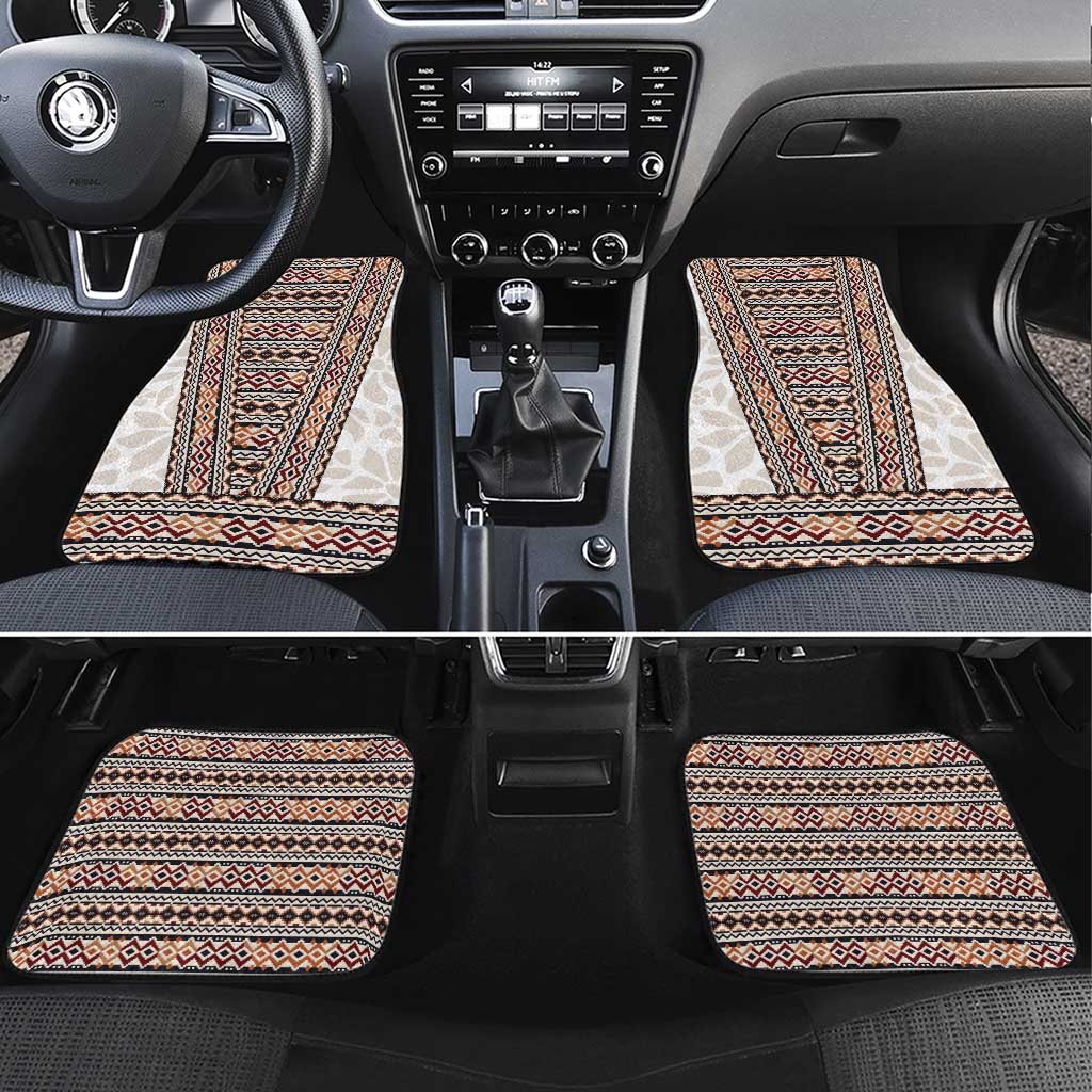 Danmark Traditional Patern with Daisy Car Mats Danish Patern Simple Style