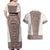 Danmark Traditional Patern with Daisy Couples Matching Off Shoulder Maxi Dress and Hawaiian Shirt Danish Patern Simple Style