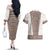 Danmark Traditional Patern with Daisy Couples Matching Off The Shoulder Long Sleeve Dress and Hawaiian Shirt Danish Patern Simple Style