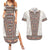 Danmark Traditional Patern with Daisy Couples Matching Summer Maxi Dress and Hawaiian Shirt Danish Patern Simple Style