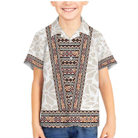 Danmark Traditional Patern with Daisy Family Matching Mermaid Dress and Hawaiian Shirt Danish Patern Simple Style