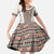 Danmark Traditional Patern with Daisy Family Matching Off The Shoulder Long Sleeve Dress and Hawaiian Shirt Danish Patern Simple Style