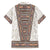 Danmark Traditional Patern with Daisy Family Matching Off The Shoulder Long Sleeve Dress and Hawaiian Shirt Danish Patern Simple Style