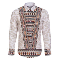 Danmark Traditional Patern with Daisy Family Matching Puletasi and Hawaiian Shirt Danish Patern Simple Style
