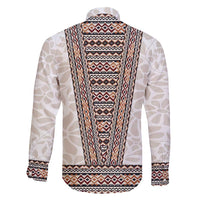 Danmark Traditional Patern with Daisy Family Matching Puletasi and Hawaiian Shirt Danish Patern Simple Style