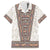 Danmark Traditional Patern with Daisy Family Matching Short Sleeve Bodycon Dress and Hawaiian Shirt Danish Patern Simple Style