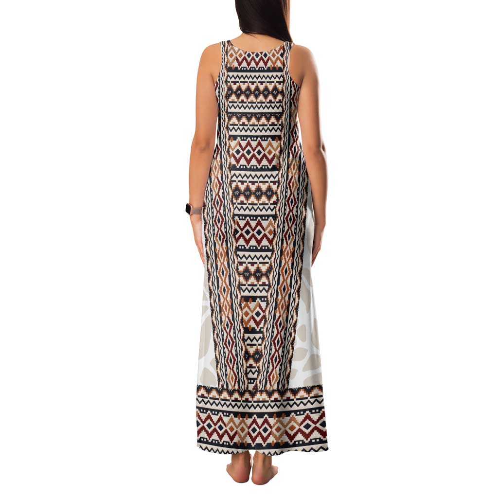 Danmark Traditional Patern with Daisy Family Matching Tank Maxi Dress and Hawaiian Shirt Danish Patern Simple Style