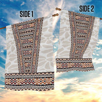 Danmark Traditional Patern with Daisy Garden Flag Danish Patern Simple Style