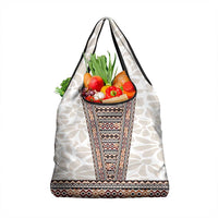 Danmark Traditional Patern with Daisy Grocery Bag Danish Patern Simple Style