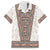 Danmark Traditional Patern with Daisy Hawaiian Shirt Danish Patern Simple Style