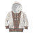 Danmark Traditional Patern with Daisy Kid Hoodie Danish Patern Simple Style