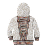 Danmark Traditional Patern with Daisy Kid Hoodie Danish Patern Simple Style