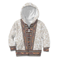 Danmark Traditional Patern with Daisy Kid Hoodie Danish Patern Simple Style