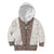 Danmark Traditional Patern with Daisy Kid Hoodie Danish Patern Simple Style