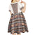 Danmark Traditional Patern with Daisy Kid Short Sleeve Dress Danish Patern Simple Style