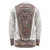 Danmark Traditional Patern with Daisy Long Sleeve Shirt Danish Patern Simple Style