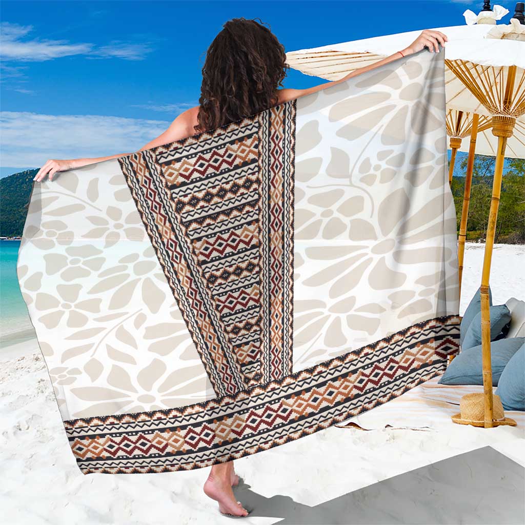 Danmark Traditional Patern with Daisy Sarong Danish Patern Simple Style