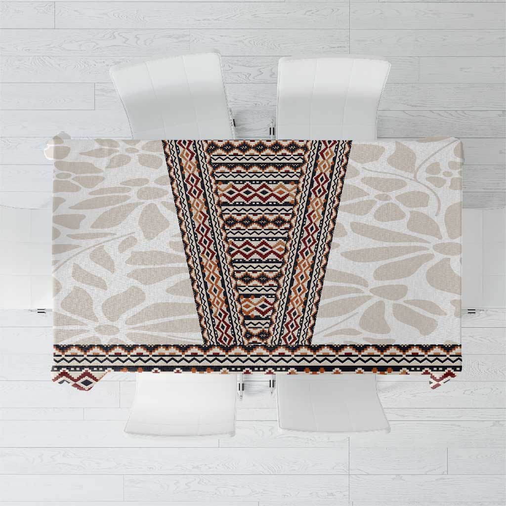 Danmark Traditional Patern with Daisy Tablecloth Danish Patern Simple Style