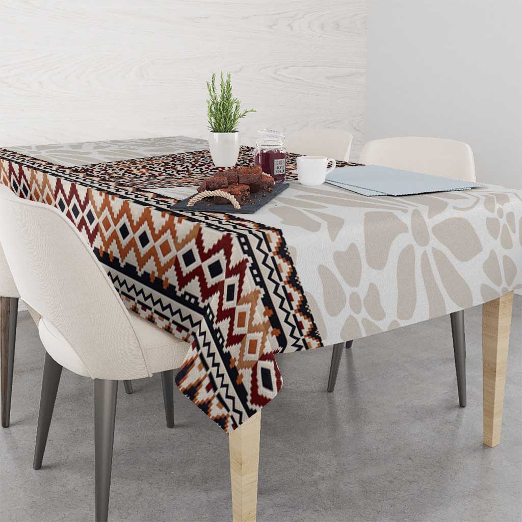 Danmark Traditional Patern with Daisy Tablecloth Danish Patern Simple Style