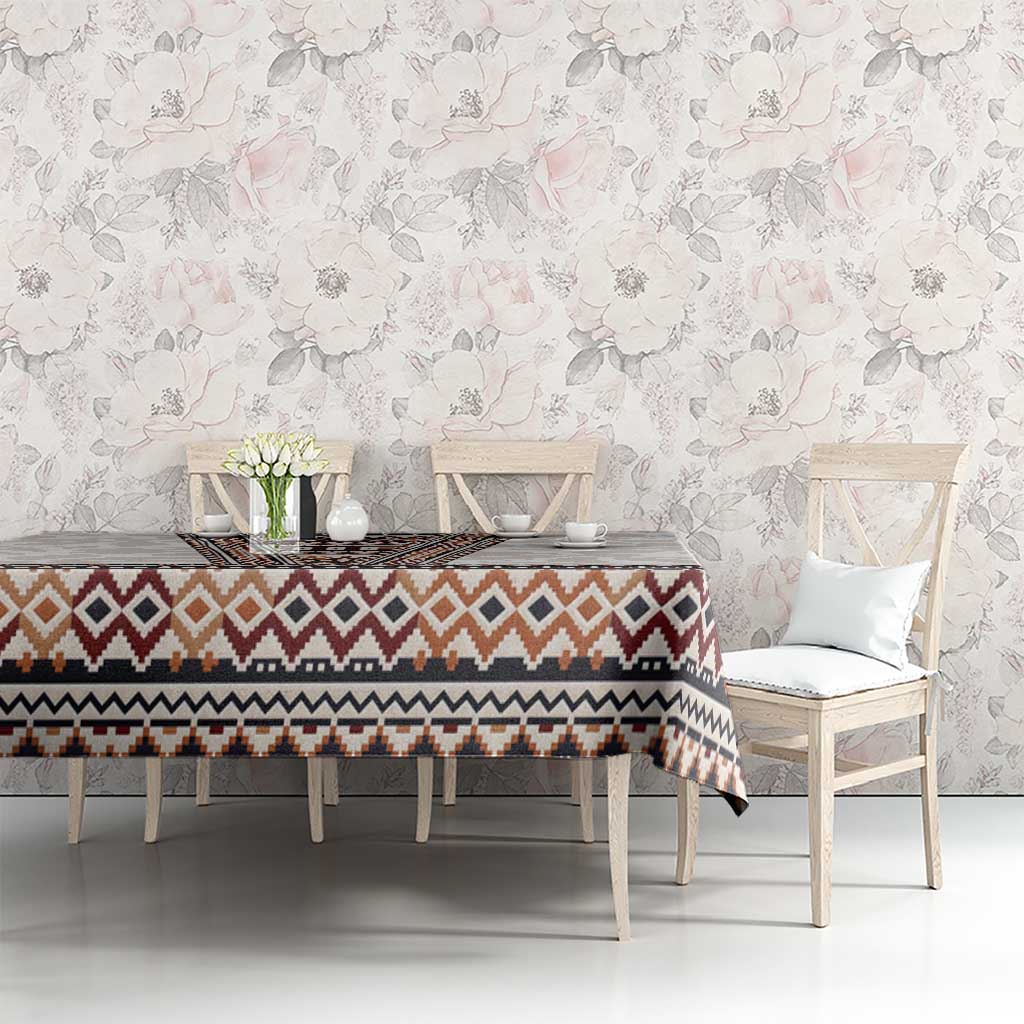 Danmark Traditional Patern with Daisy Tablecloth Danish Patern Simple Style